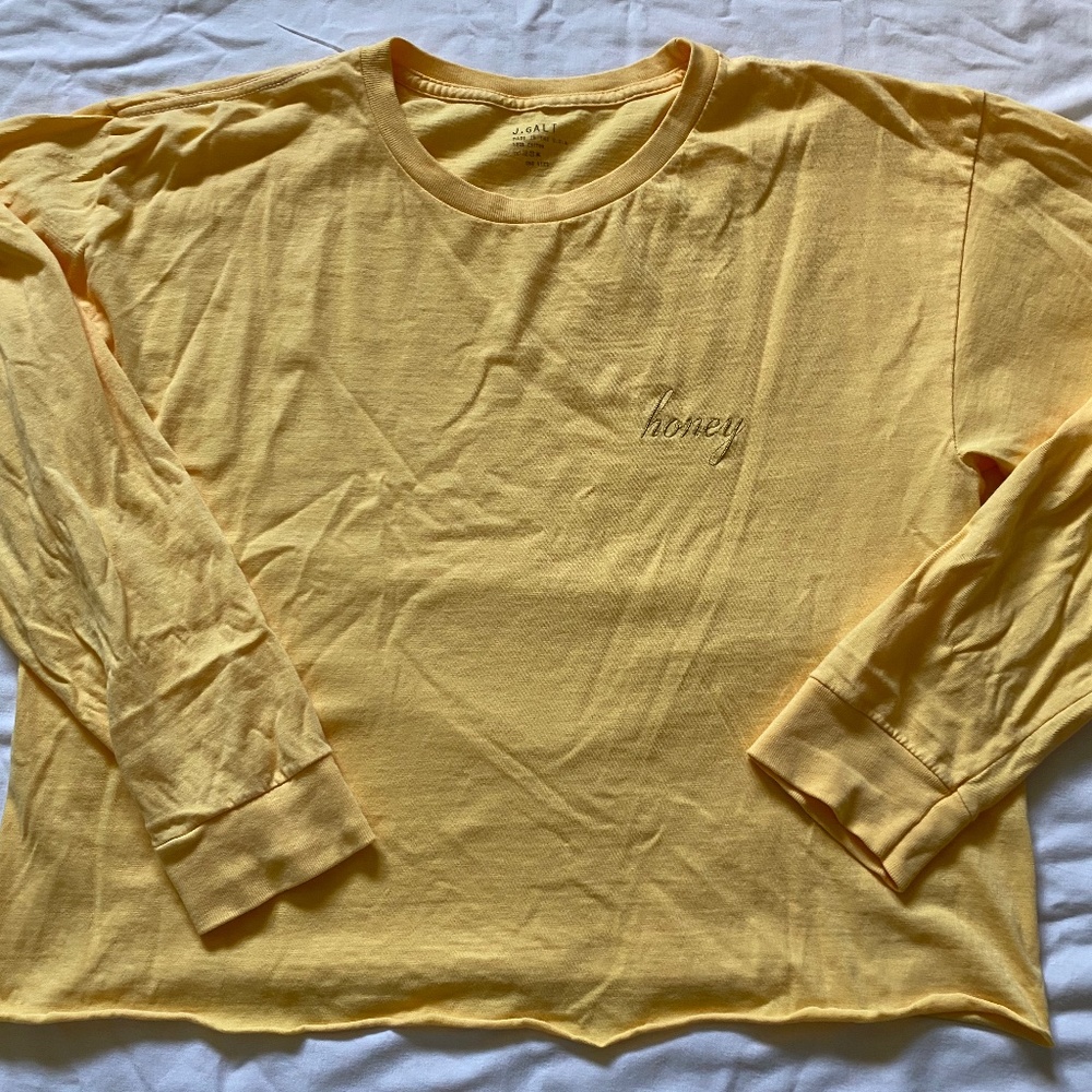 Honey Embroidered Long Sleeve